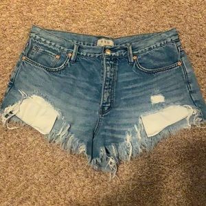 Free People High Waisted Shorts